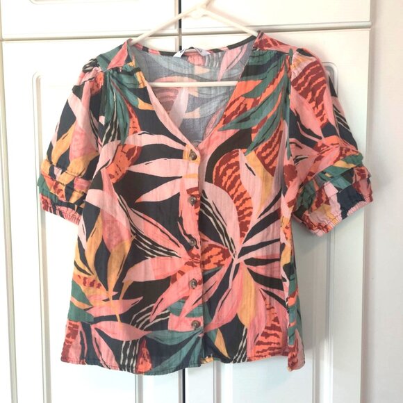 Tops - Sonoma Women's Floral Colorful Top, Size Small